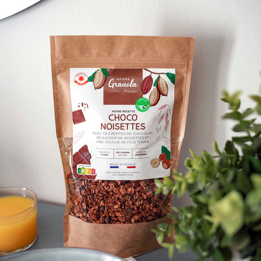Granola chocolat noisettes