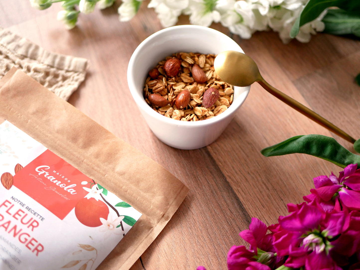 Granola a la fleur d'oranger ambiance