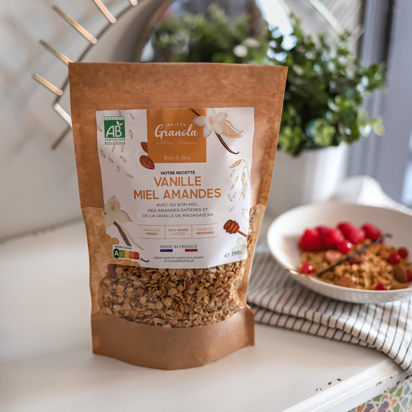 Sachet de granolas Vanille miel amandes